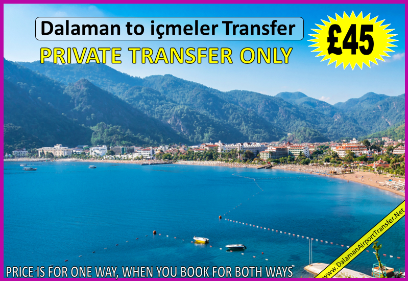 Dalaman to İçmeler 